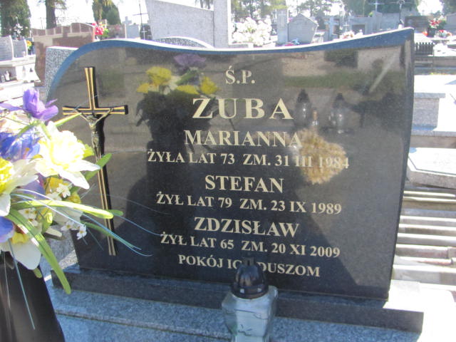 Marianna Zuba 1911 Garbatka Letnisko - Grobonet - Wyszukiwarka osób pochowanych