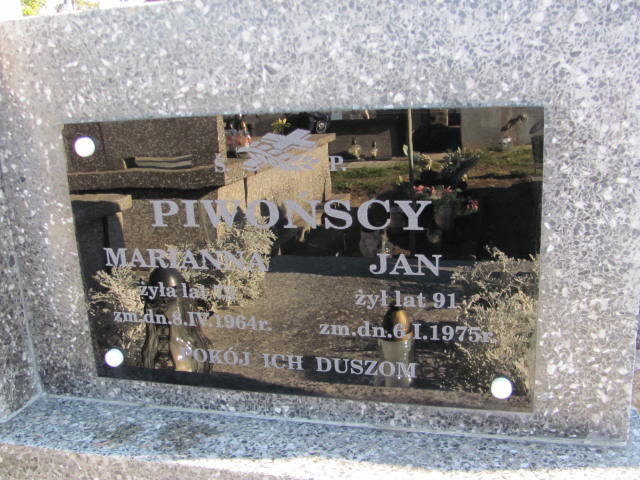 Jan Piwoński 1885 Garbatka Letnisko - Grobonet - Wyszukiwarka osób pochowanych