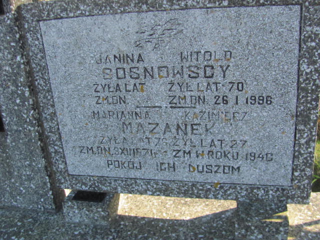 Kazimierz Mazanek 1919 Garbatka Letnisko - Grobonet - Wyszukiwarka osób pochowanych