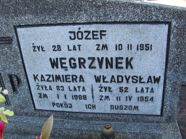 Władysław Węgrzynek 1902 Garbatka Letnisko - Grobonet - Wyszukiwarka osób pochowanych