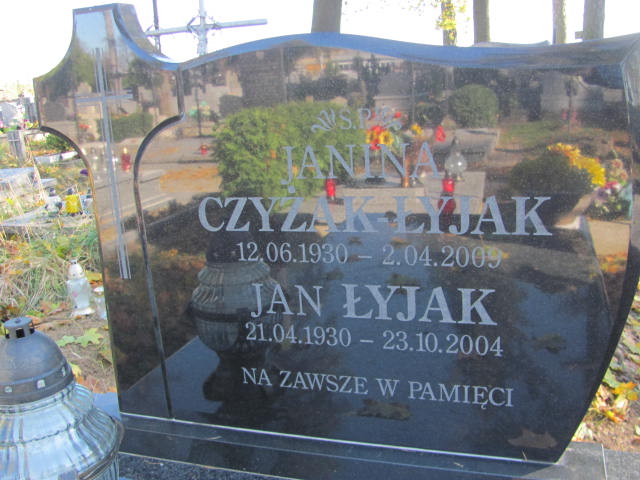 Janina Weronika Czyżak Łyjak 1930 Garbatka Letnisko - Grobonet - Wyszukiwarka osób pochowanych