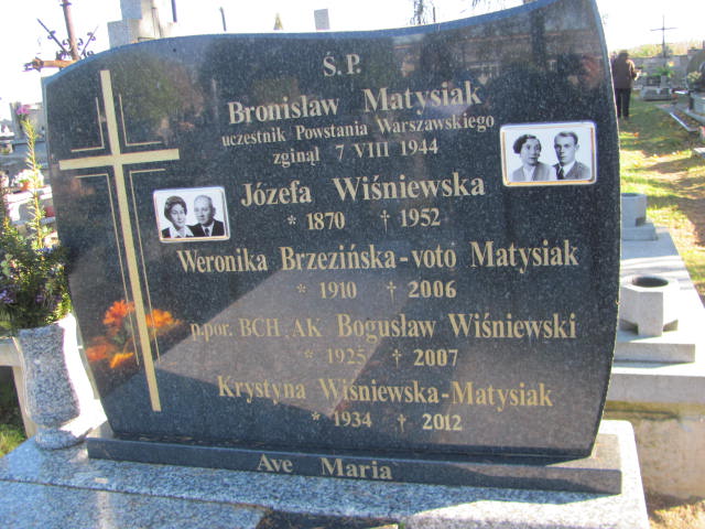 Weronika Brzezińska 1910 Garbatka Letnisko - Grobonet - Wyszukiwarka osób pochowanych