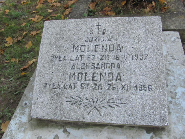 Aleksandra Molenda 1893 Garbatka Letnisko - Grobonet - Wyszukiwarka osób pochowanych