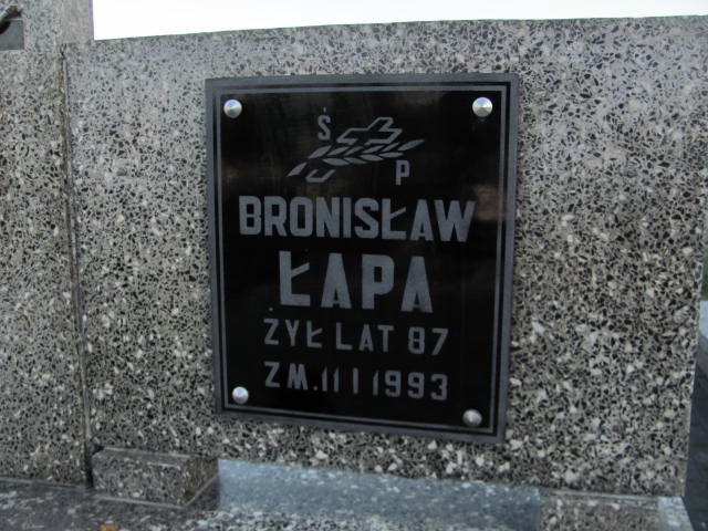 Bronisław Łapa 1905 Garbatka Letnisko - Grobonet - Wyszukiwarka osób pochowanych