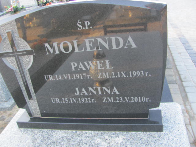 Janina Molenda 1922 Garbatka Letnisko - Grobonet - Wyszukiwarka osób pochowanych