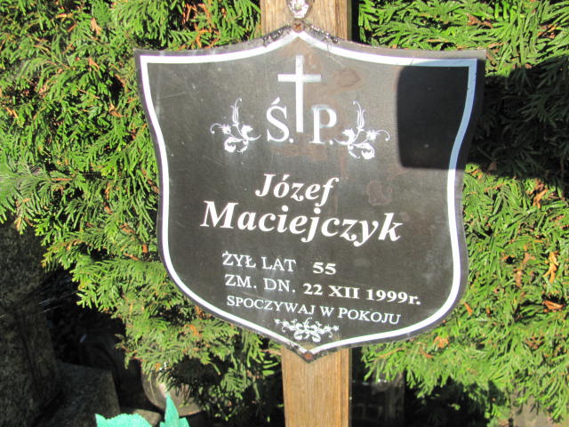 Józef Maciejczyk Garbatka Letnisko - Grobonet - Wyszukiwarka osób pochowanych