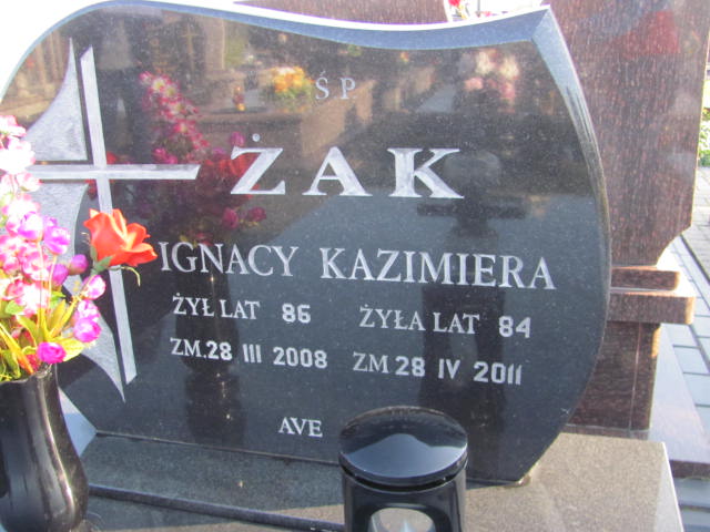 Ignacy Żak 1922 Garbatka Letnisko - Grobonet - Wyszukiwarka osób pochowanych